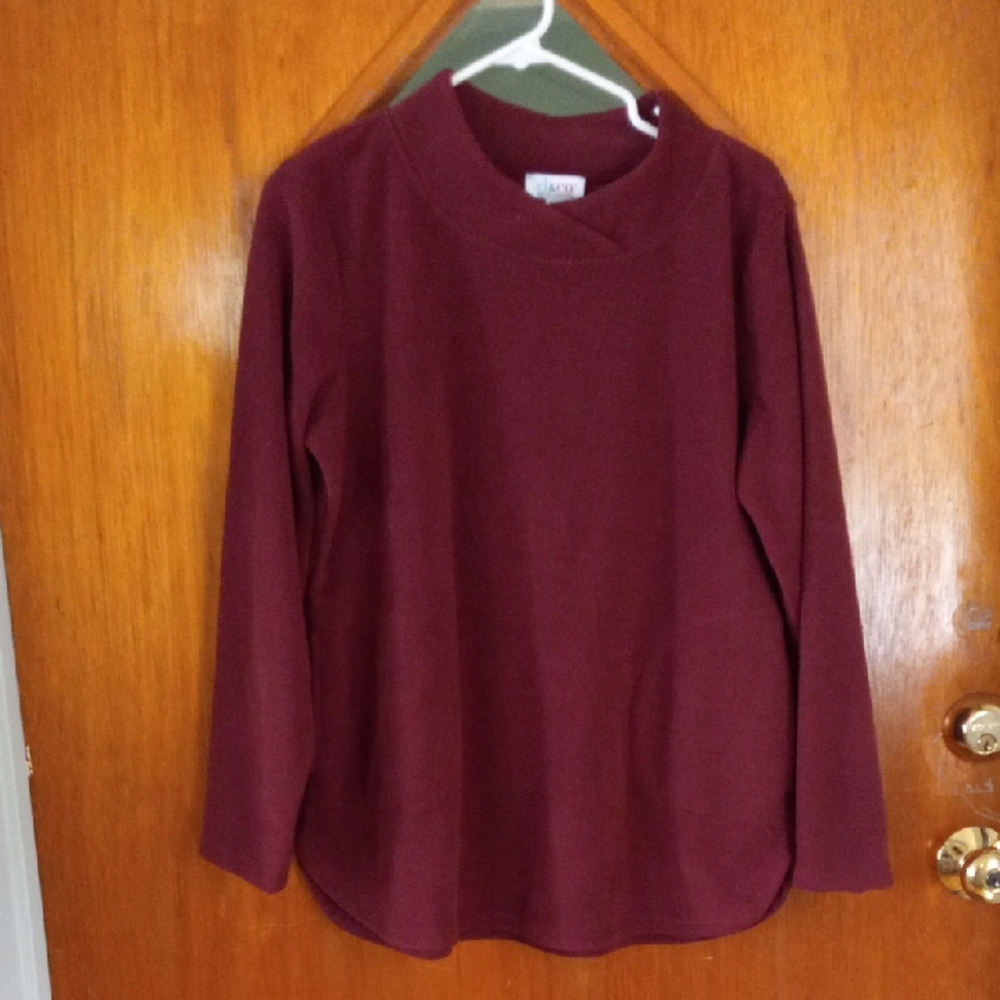 Denim & Company Long Sleeve Top With Pockets